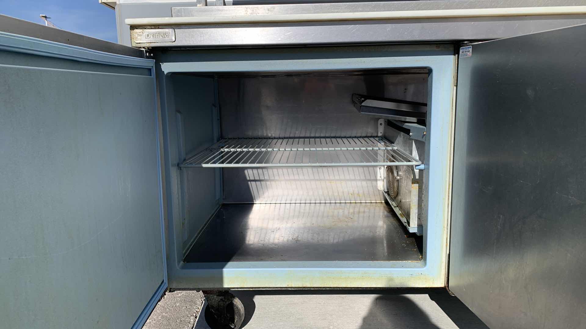 Photo 1 of DELFIELD  MODEL NO 185114PTBM PREP STATION 114” x 33.5” x H 57”