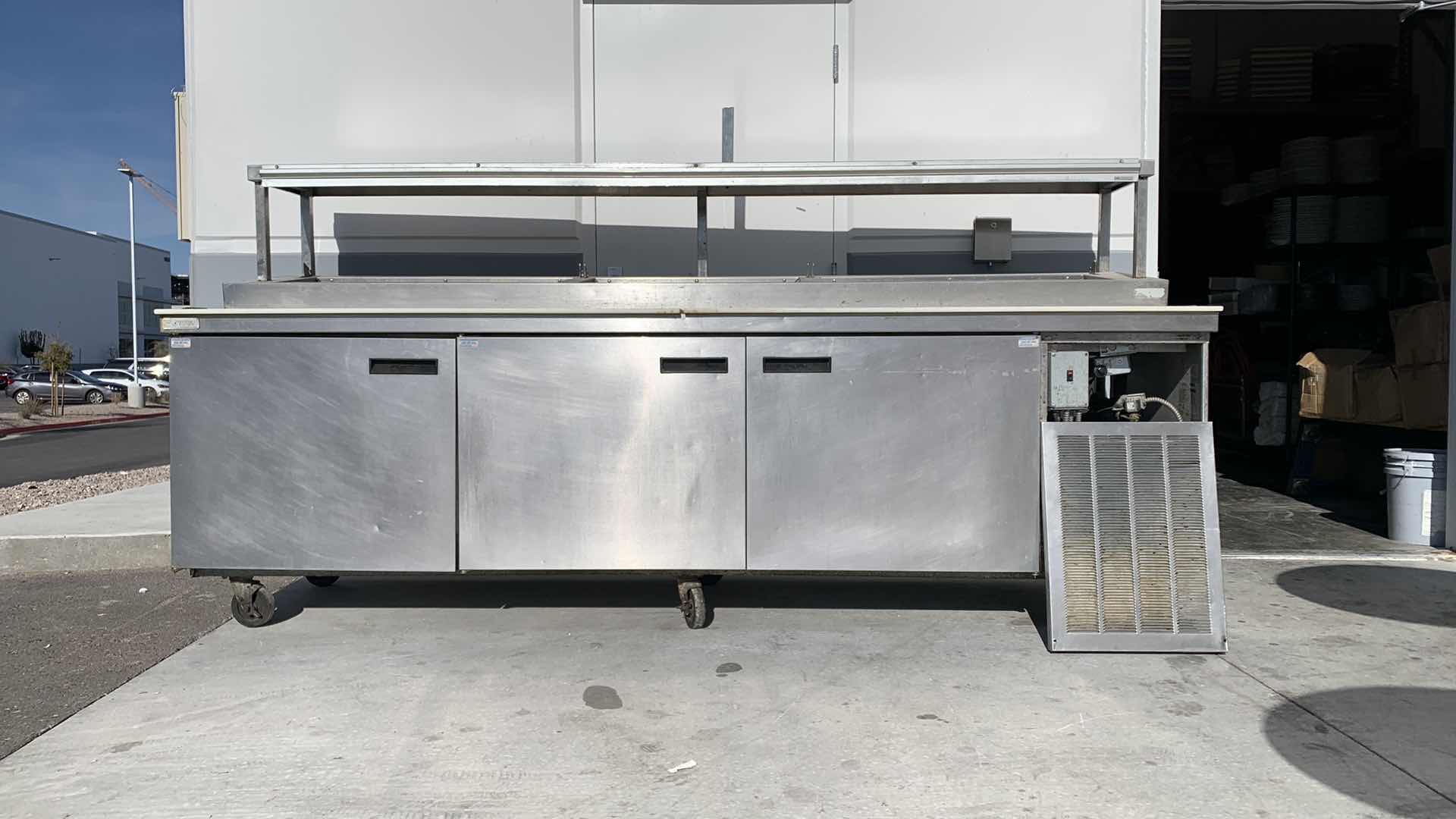 Photo 1 of DELFIELD  MODEL NO 185114PTBM PREP STATION 114” x 33.5” x H 57”