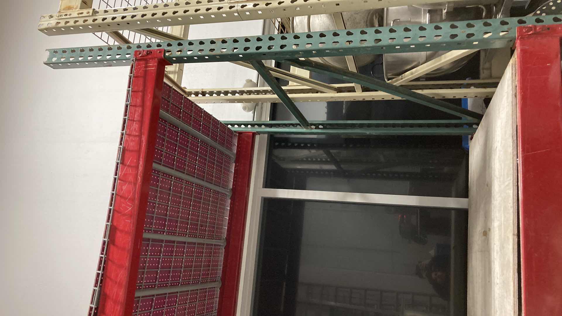 Photo 1 of HEAVY DUTY STEEL PALLET RACK 150" X 50” H 168”