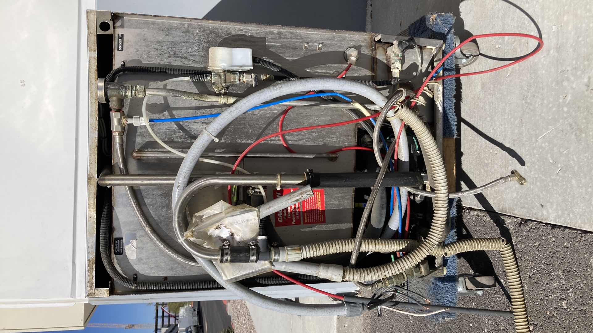 Photo 1 of CMA DISH MACHINES COMMERCIAL DISHWASHER MODEL 180UC ON CASTERS  (HARDWIRED)