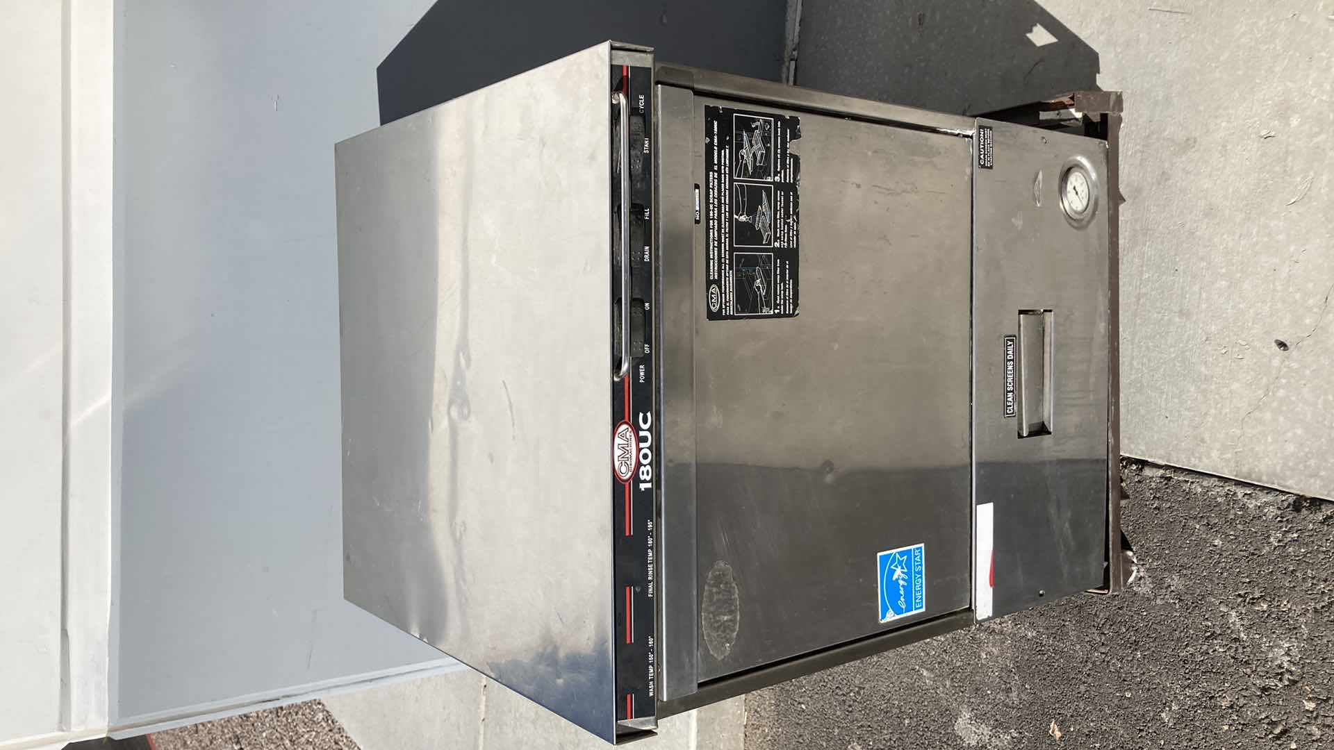 Photo 1 of CMA DISH MACHINES COMMERCIAL DISHWASHER MODEL 180UC (HARDWIRED)