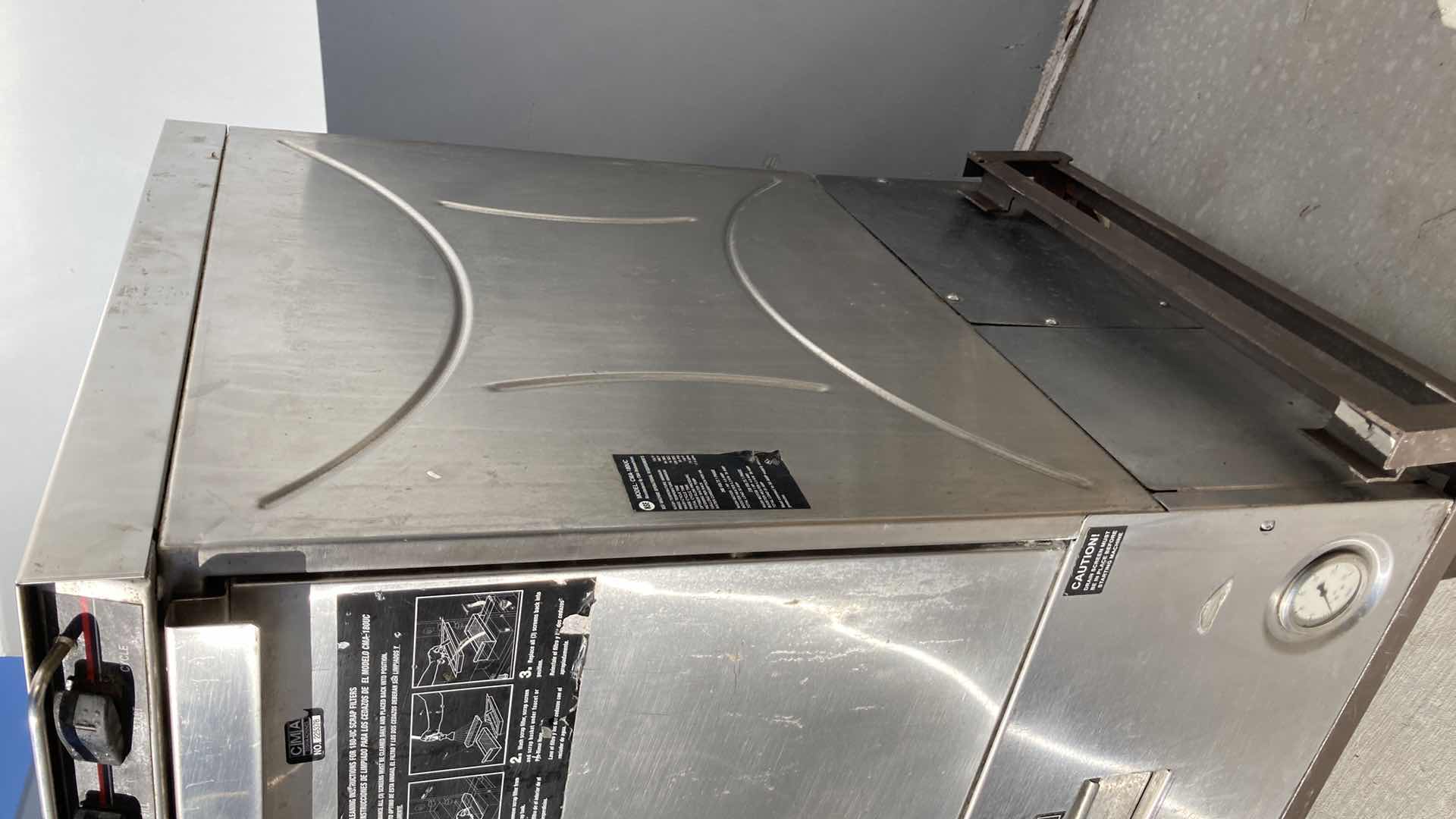 Photo 1 of CMA DISH MACHINES COMMERCIAL DISHWASHER MODEL 180UC (HARDWIRED)