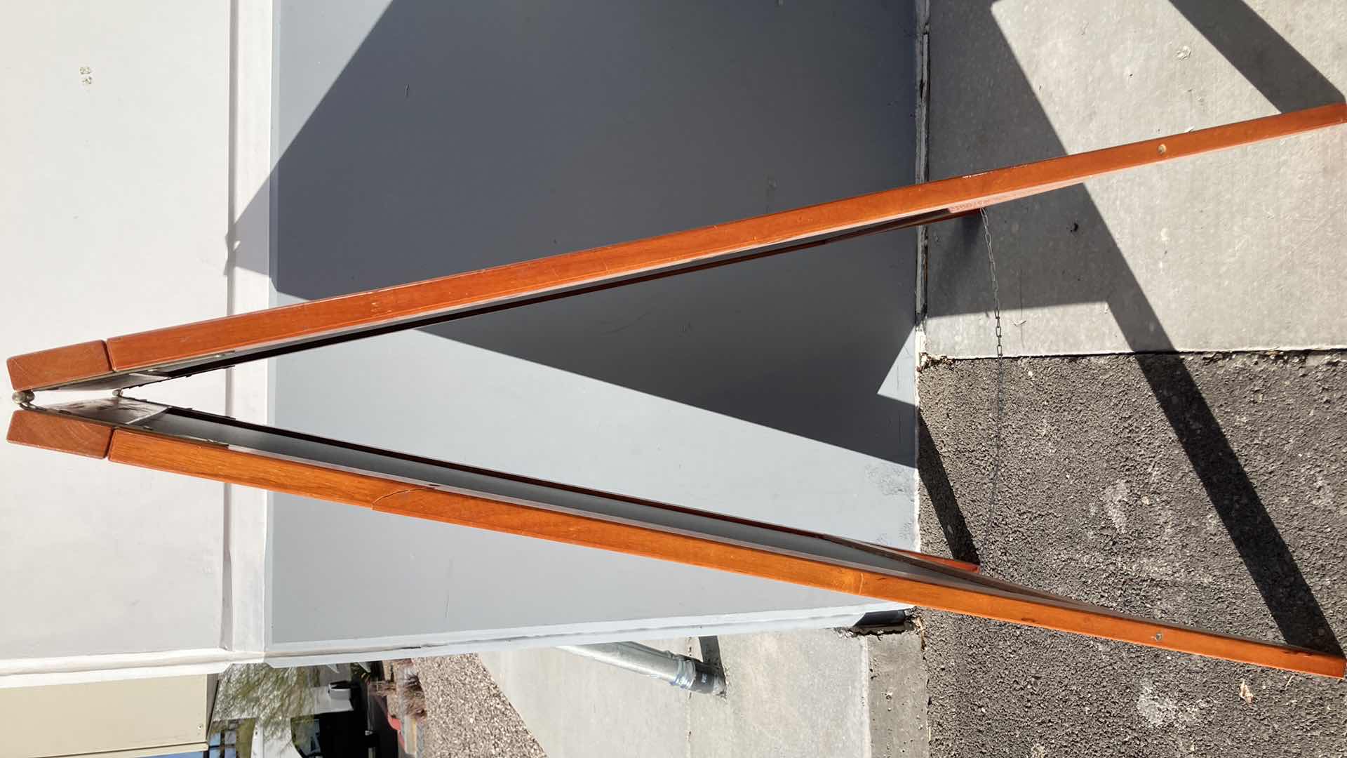 Photo 1 of CHALKBOARD DUAL SIDED WOOD A FRAM 28” X 55”