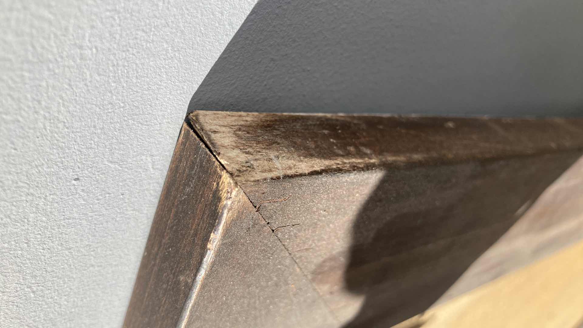 Photo 1 of WOOD FRAME HANGING CHALKBOARD 54” X 42”