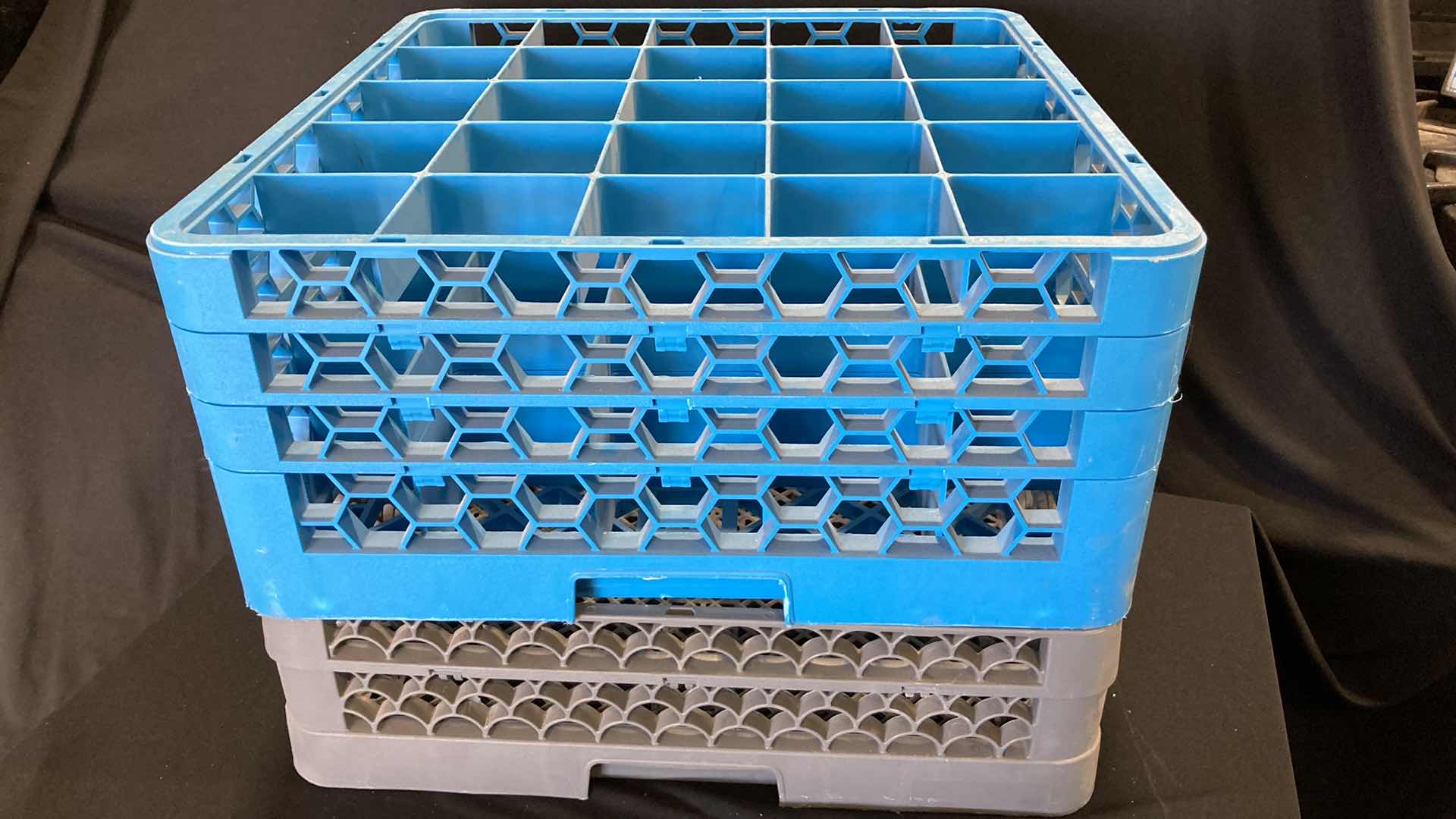 Photo 1 of COMMERCIAL DISHWASHER RACKS (2)