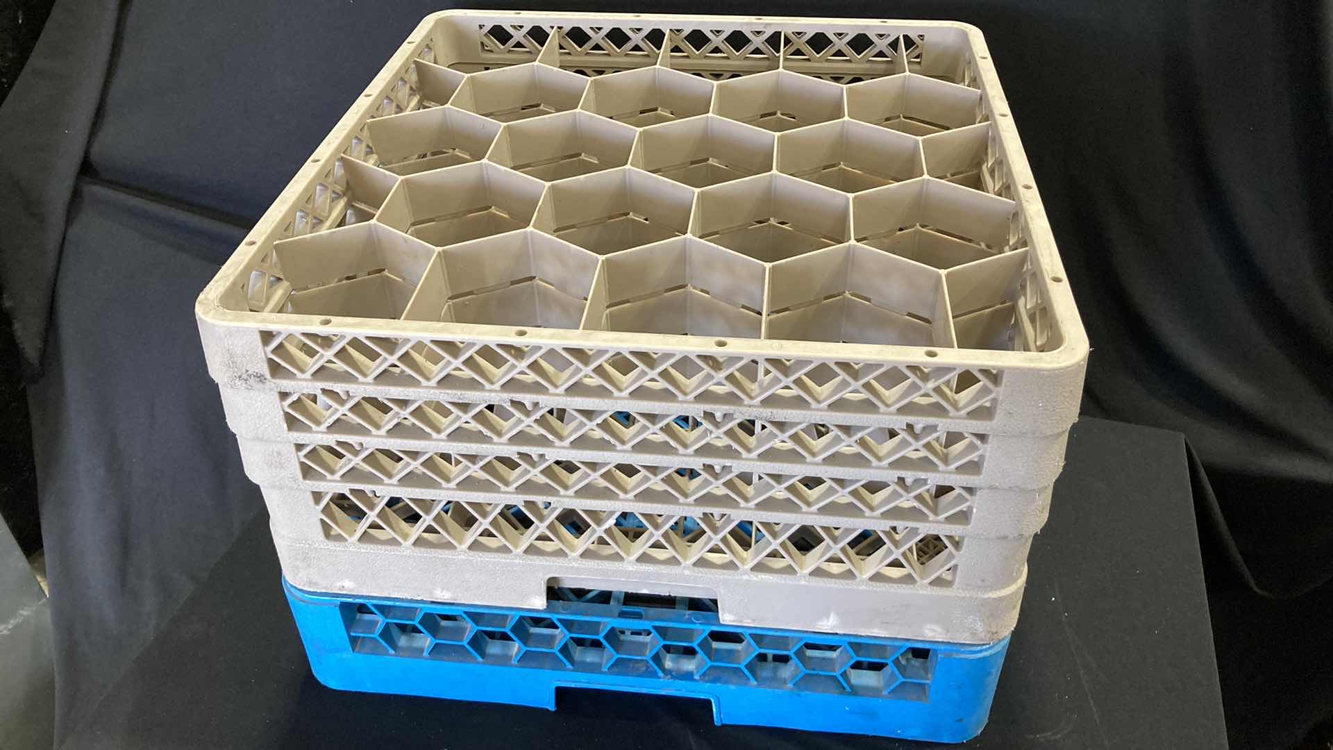 Photo 1 of COMMERCIAL DISHWASHER RACKS (2)