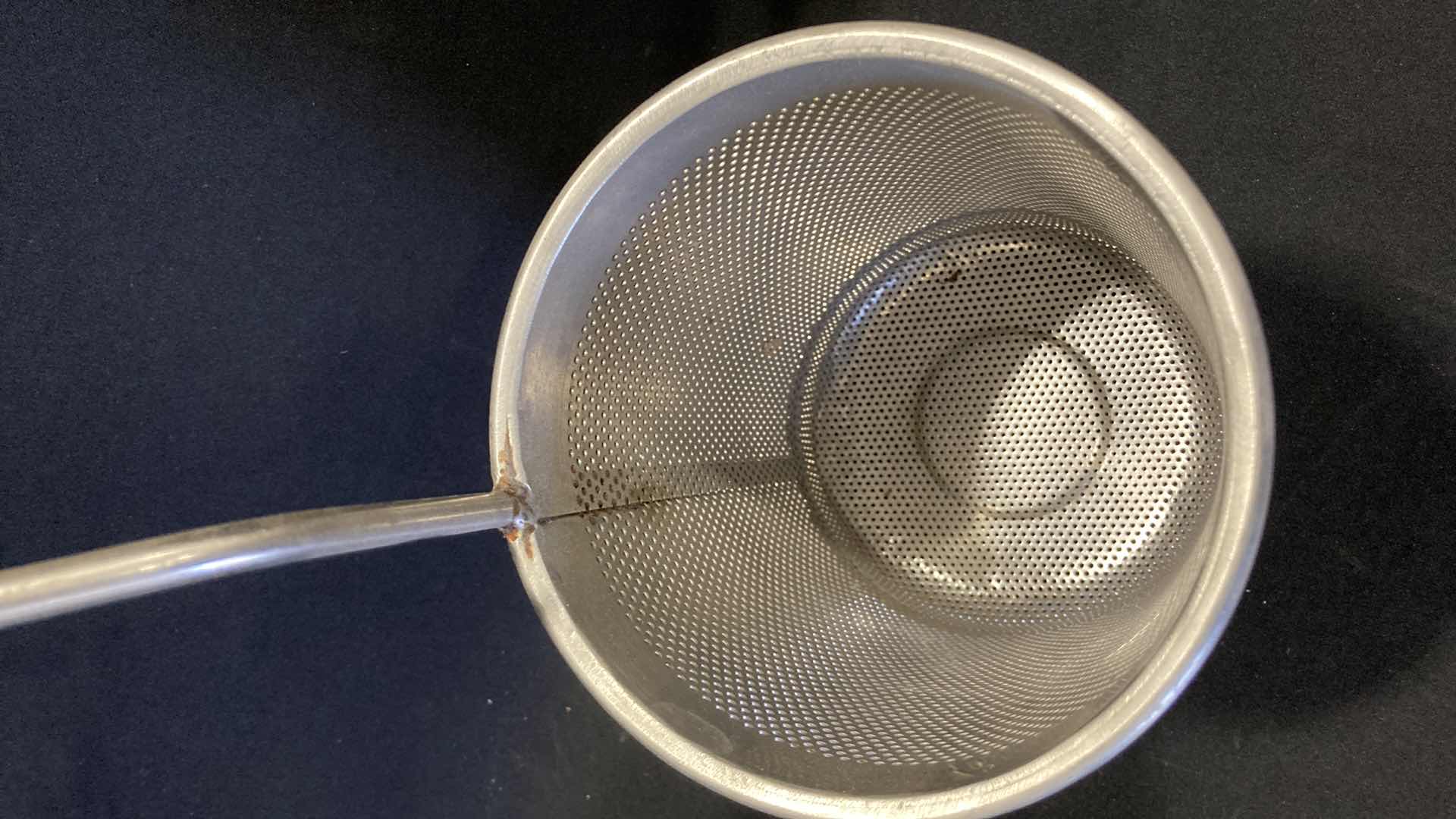 Photo 1 of STAINLESS STEEL PASTA COOKING BASKET 5.75” X 12.5”