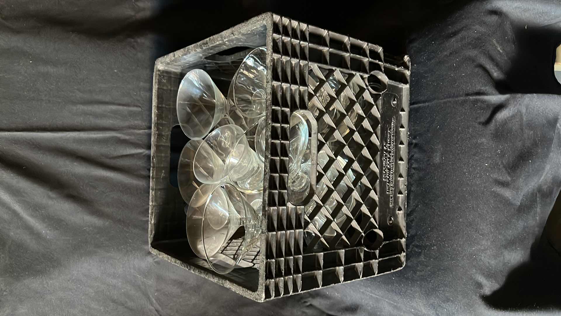 Photo 1 of MARTINI STYLE GLASSES VARIOUS STYLES 4”-9” W CRATE (18)