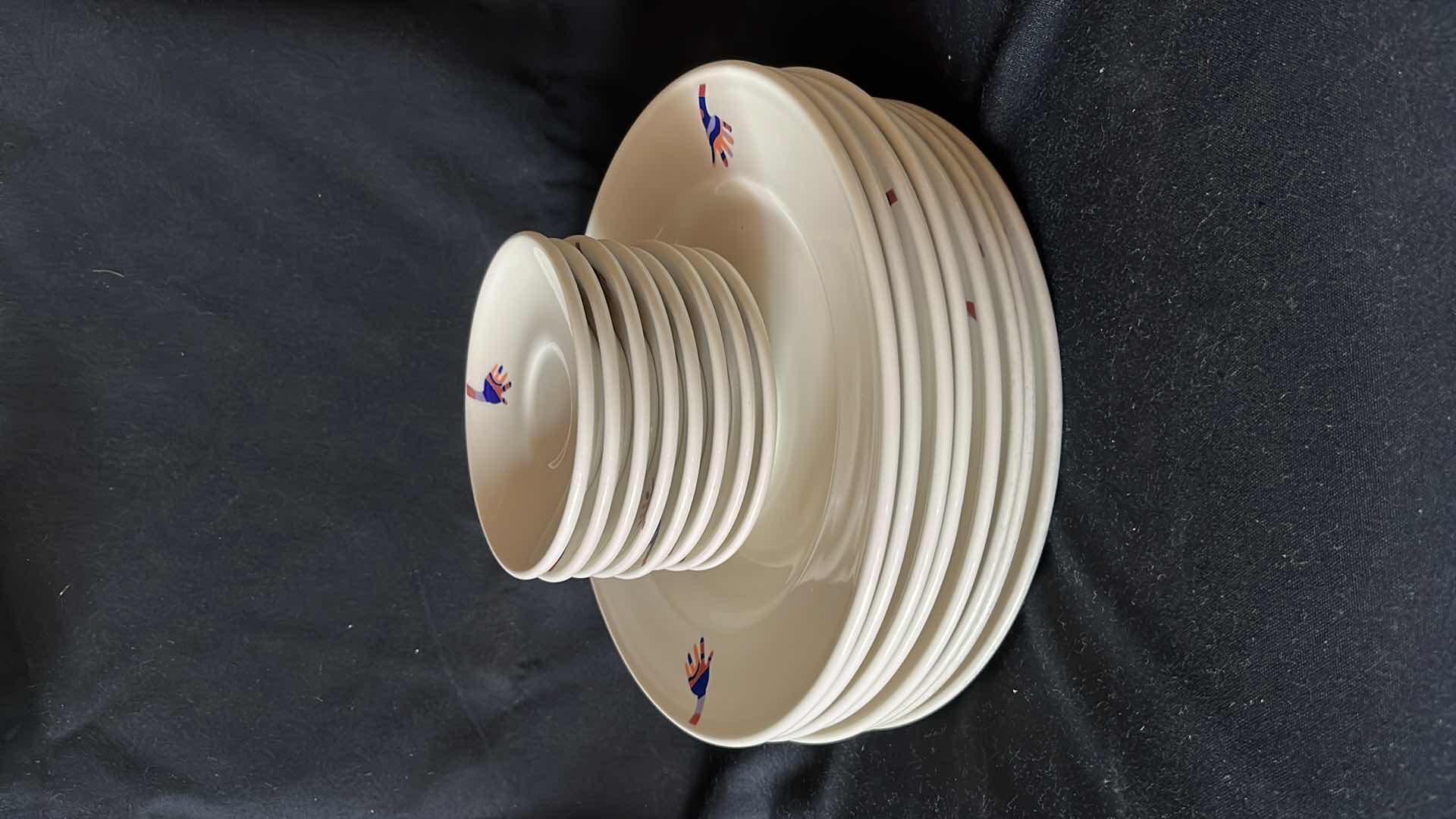 Photo 1 of ONEIDA BUFFALO DINNER AND SAUCER PLATES (SETS OF 8)