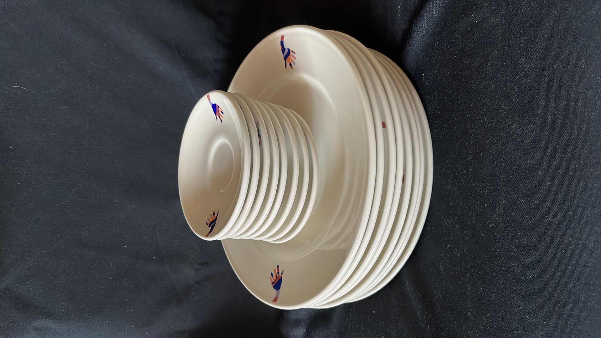 Photo 1 of ONEIDA BUFFALO DINNER AND SAUCER PLATES (SETS OF 8)