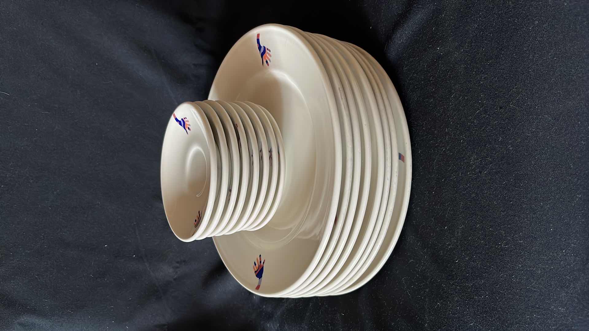 Photo 1 of ONEIDA BUFFALO DINNER AND SAUCER PLATES (SETS OF 8)