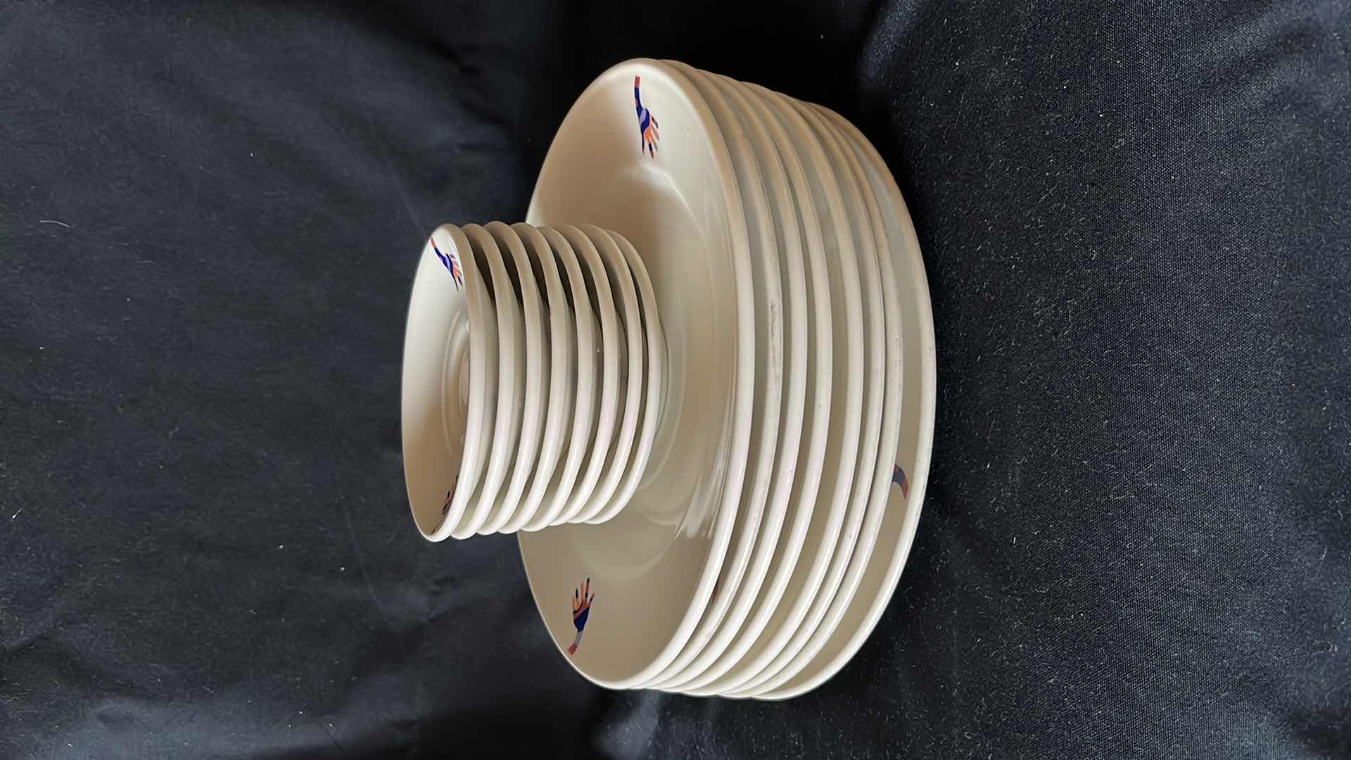 Photo 1 of ONEIDA BUFFALO DINNER AND SAUCER PLATES (SETS OF 8)