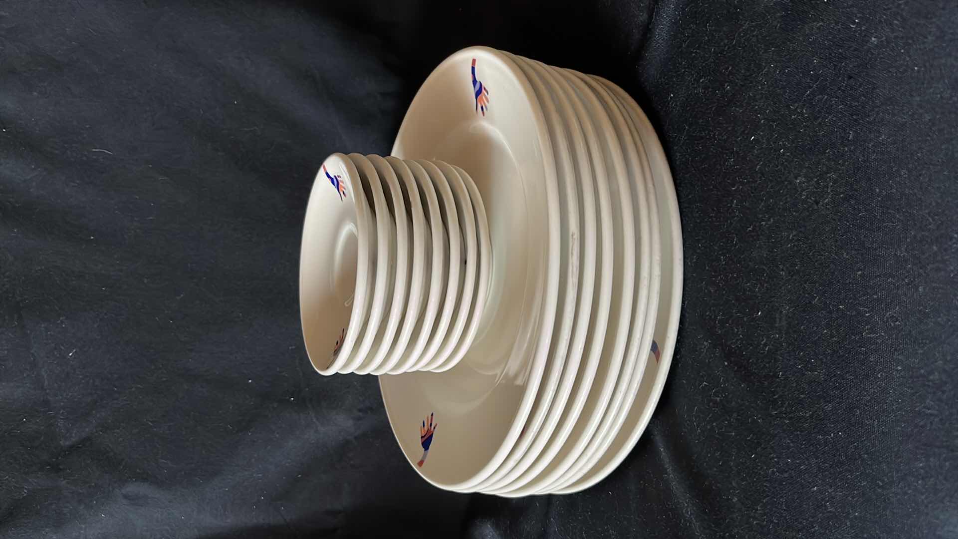 Photo 1 of ONEIDA BUFFALO DINNER AND SAUCER PLATES (SETS OF 8)