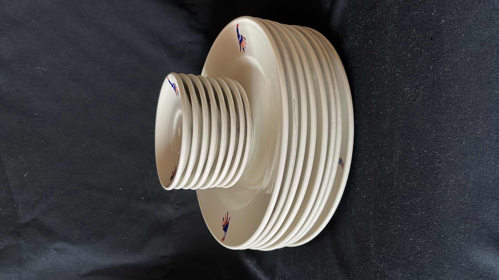 Photo 1 of ONEIDA BUFFALO DINNER AND SAUCER PLATES (SETS OF 8)