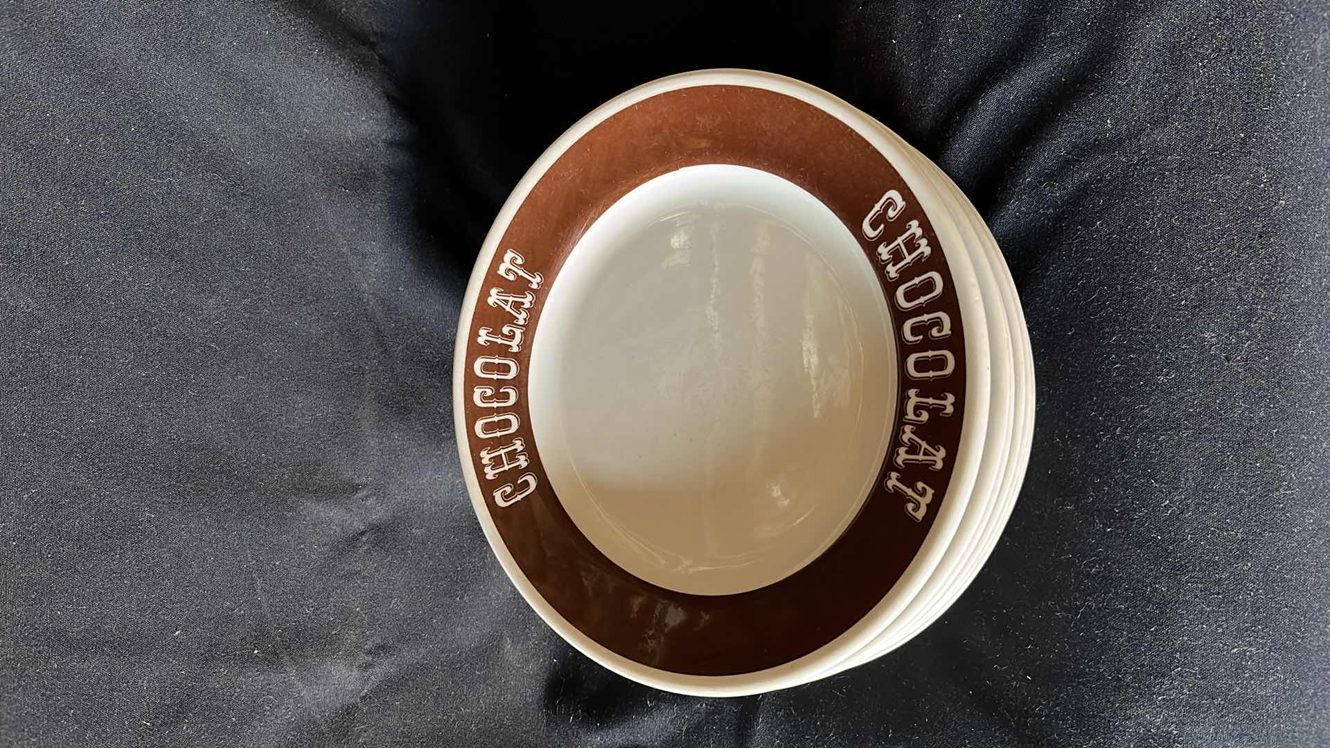 Photo 1 of STERLING CHINA CHOCOLAT DINNER PLATES (8)