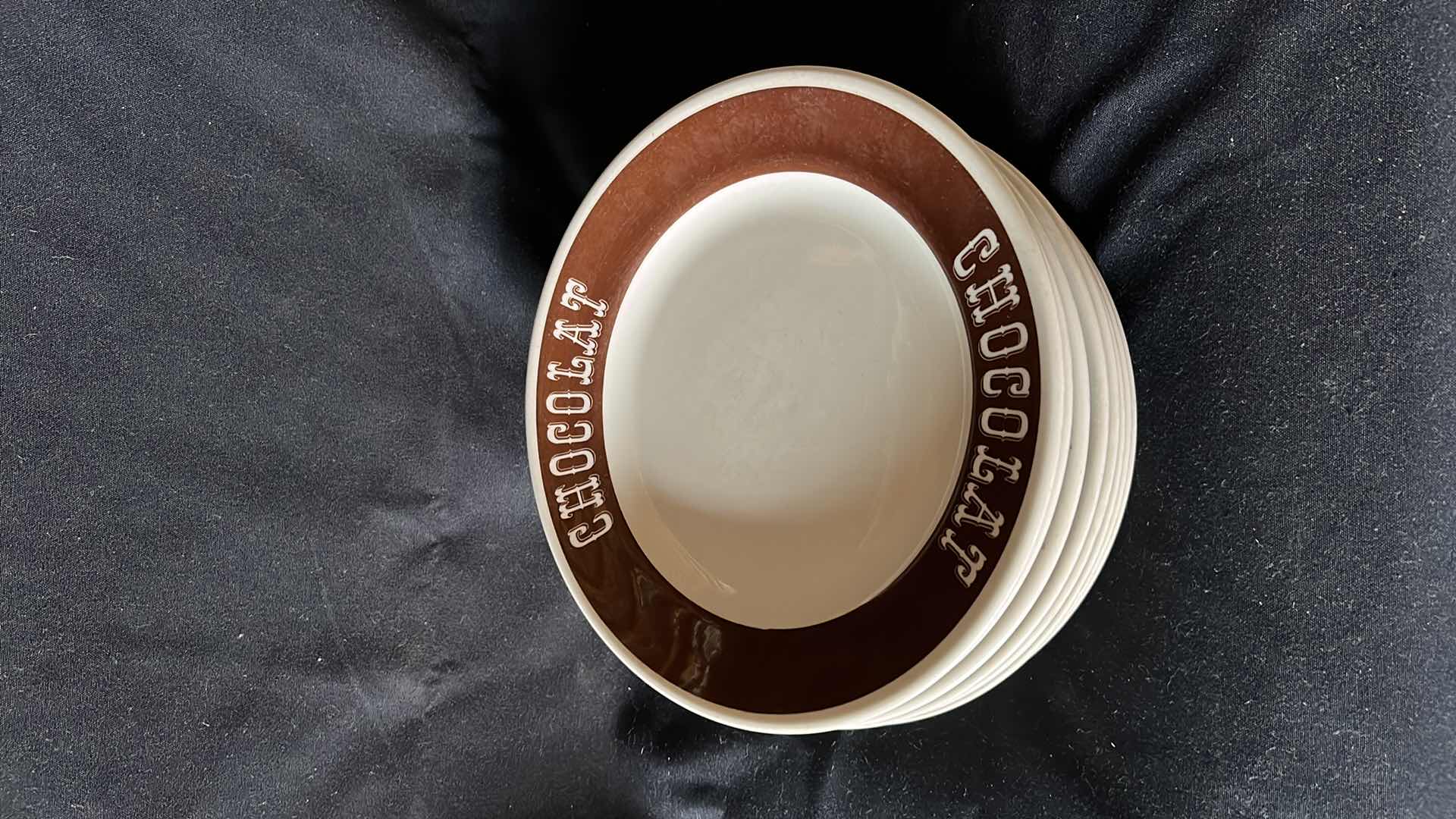 Photo 2 of STERLING CHINA CHOCOLAT DINNER PLATES (8)