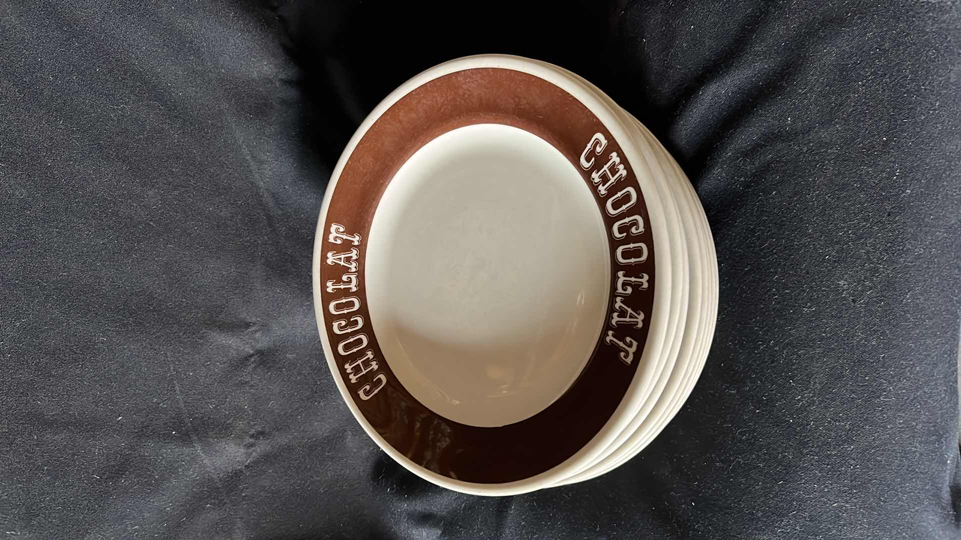 Photo 2 of STERLING CHINA CHOCOLAT DINNER PLATES (8)