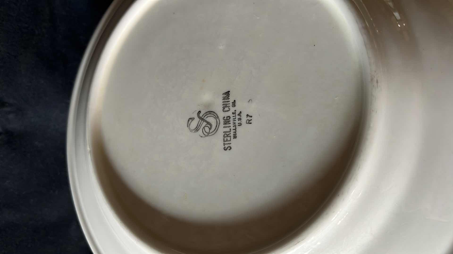 Photo 1 of STERLING CHINA CHOCOLAT DINNER PLATES (8)