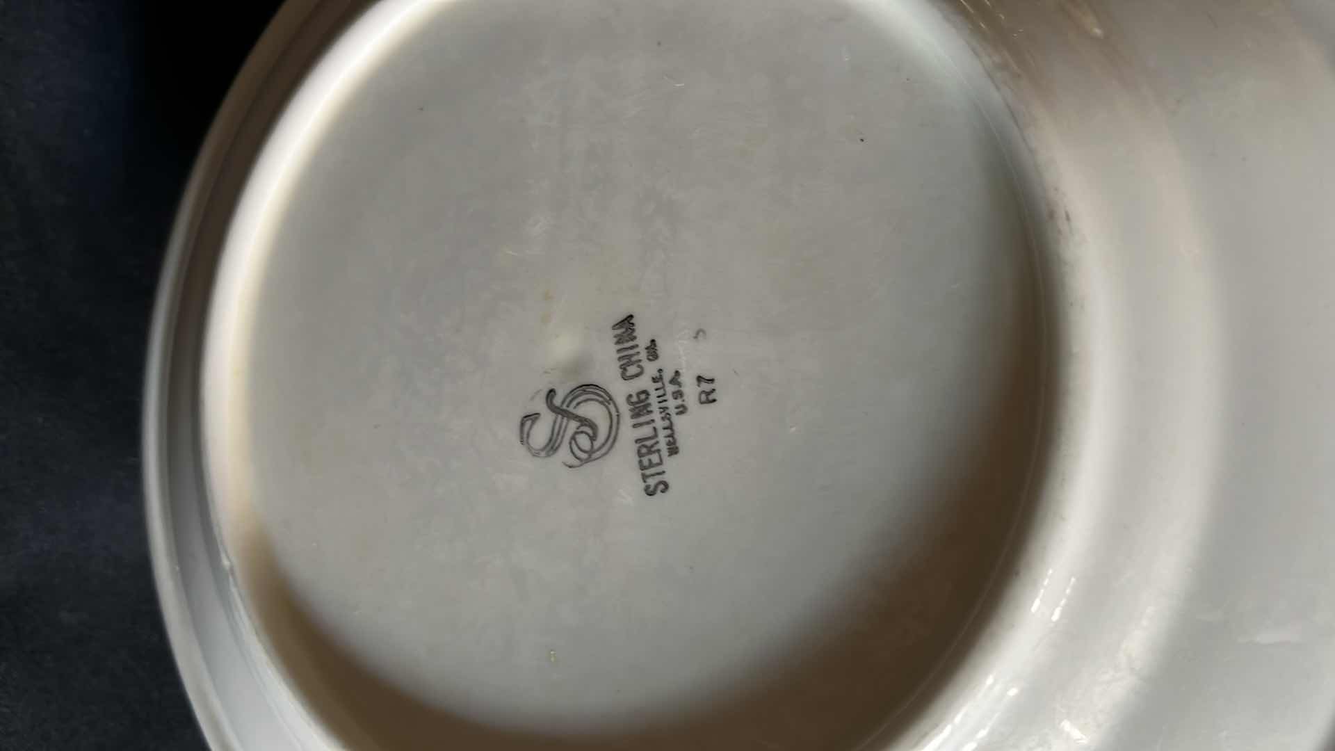 Photo 1 of STERLING CHINA CHOCOLAT DINNER PLATES (8)