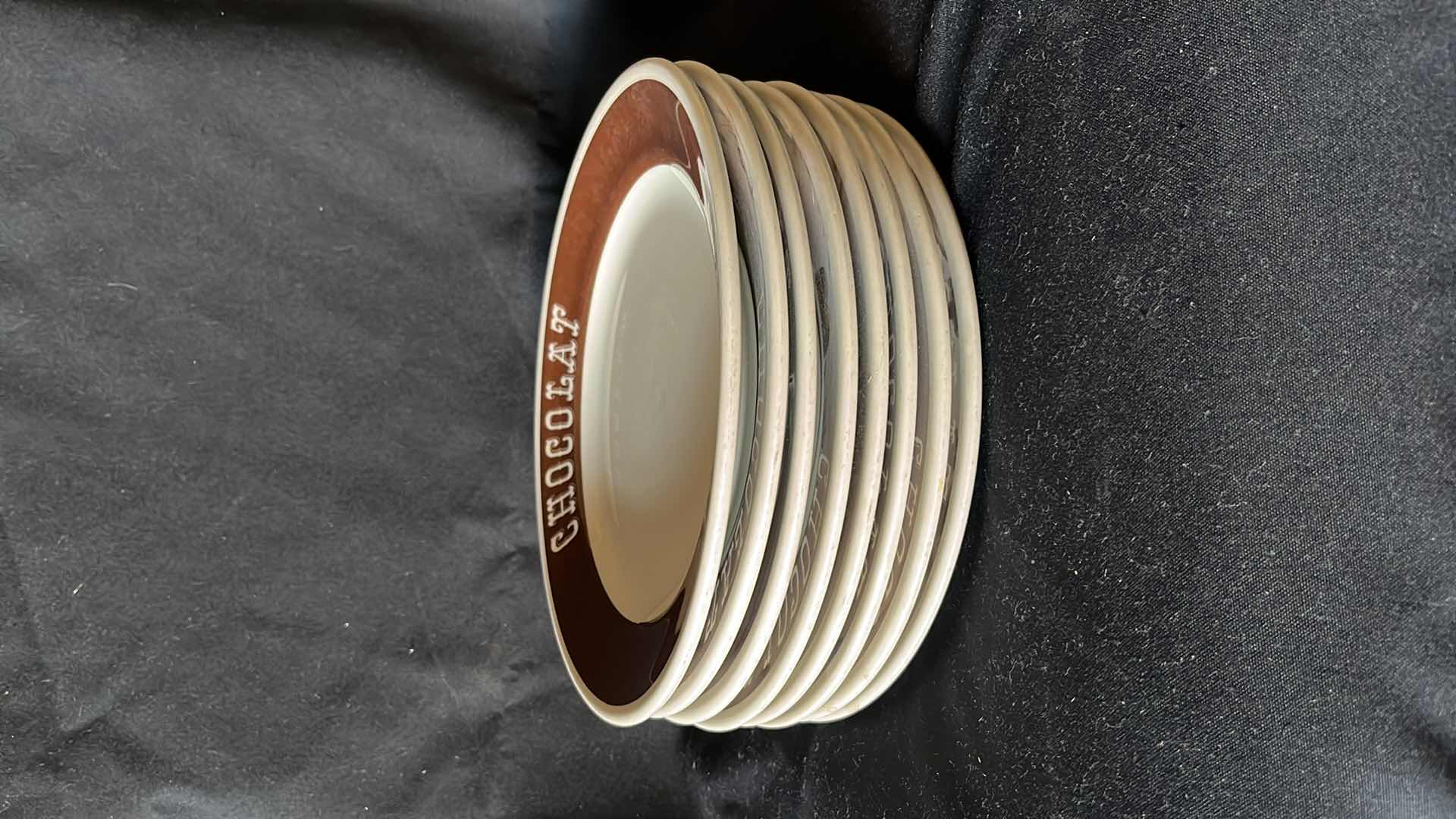 Photo 1 of STERLING CHINA CHOCOLAT DINNER PLATES (8)