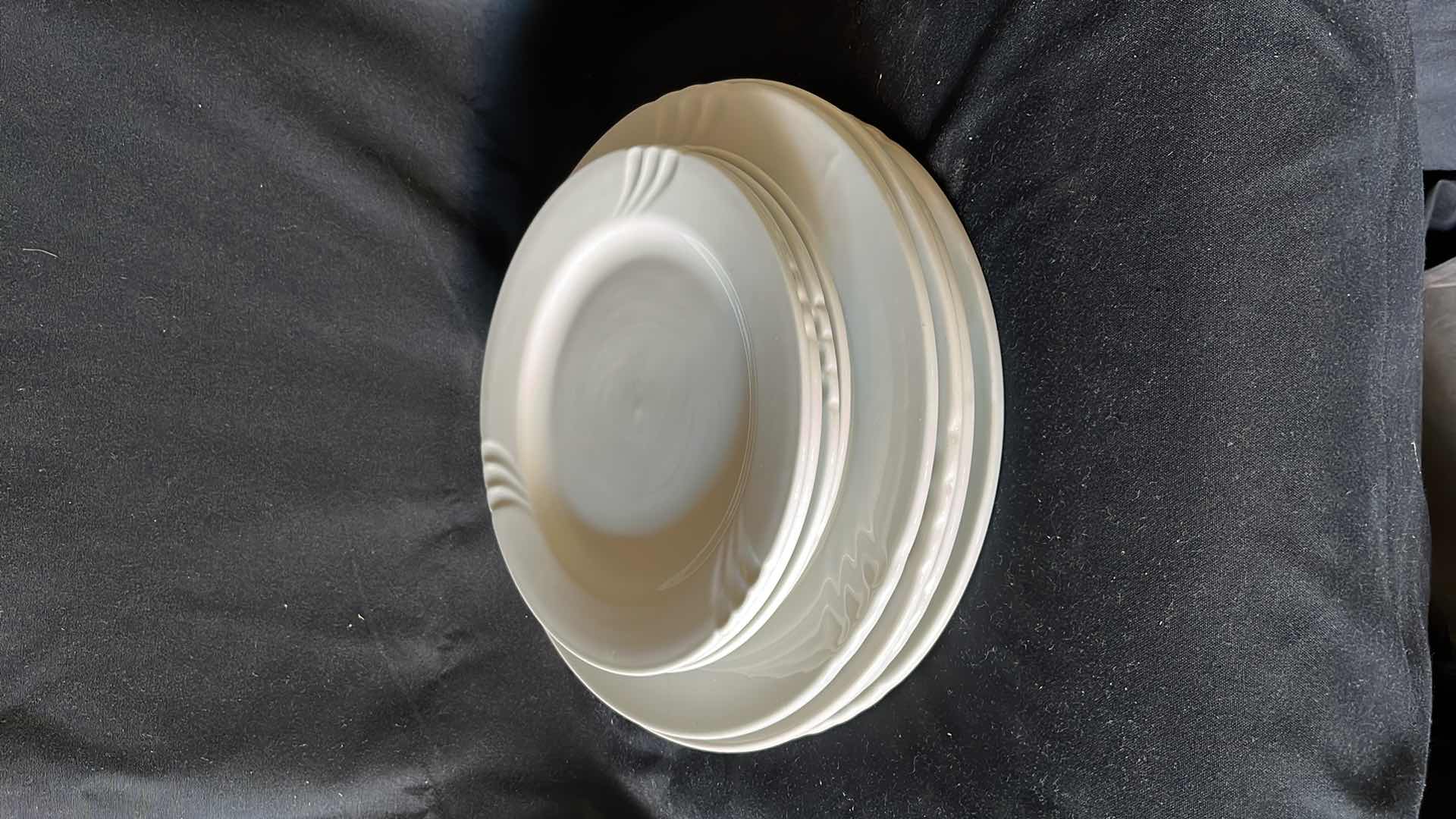 Photo 1 of BRIANA REGO FINE PORCELAIN DINNER PLATES AND SALAD PLATES (SETS OF 4)