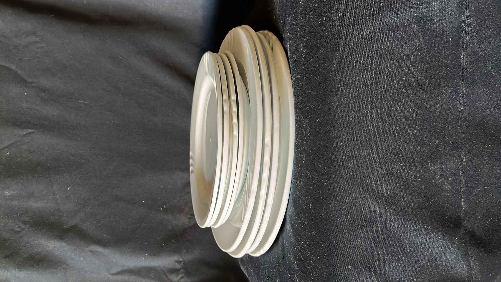 Photo 1 of BRIANA REGO FINE PORCELAIN DINNER PLATES AND SALAD PLATES (SETS OF 4)