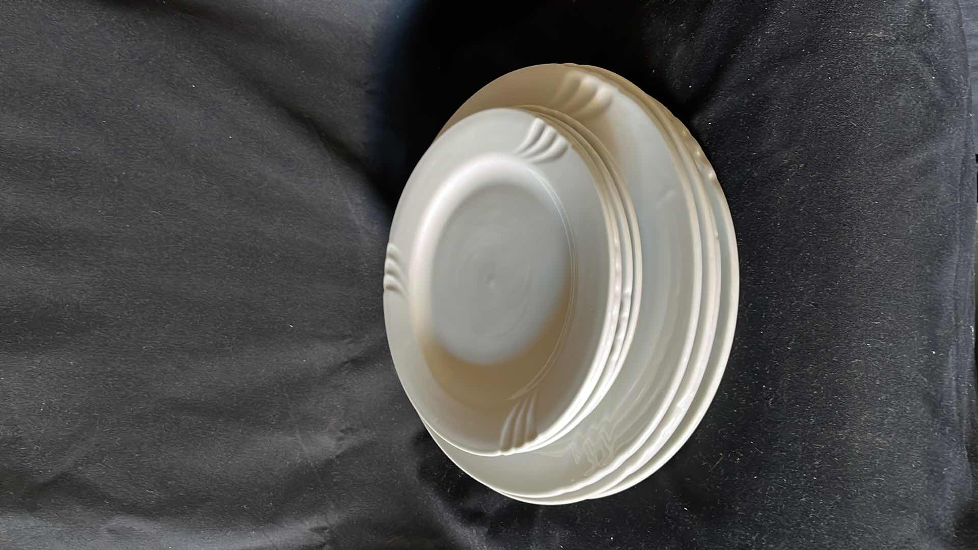 Photo 1 of BRIANA REGO FINE PORCELAIN DINNER PLATES AND SALAD PLATES (SETS OF 4)