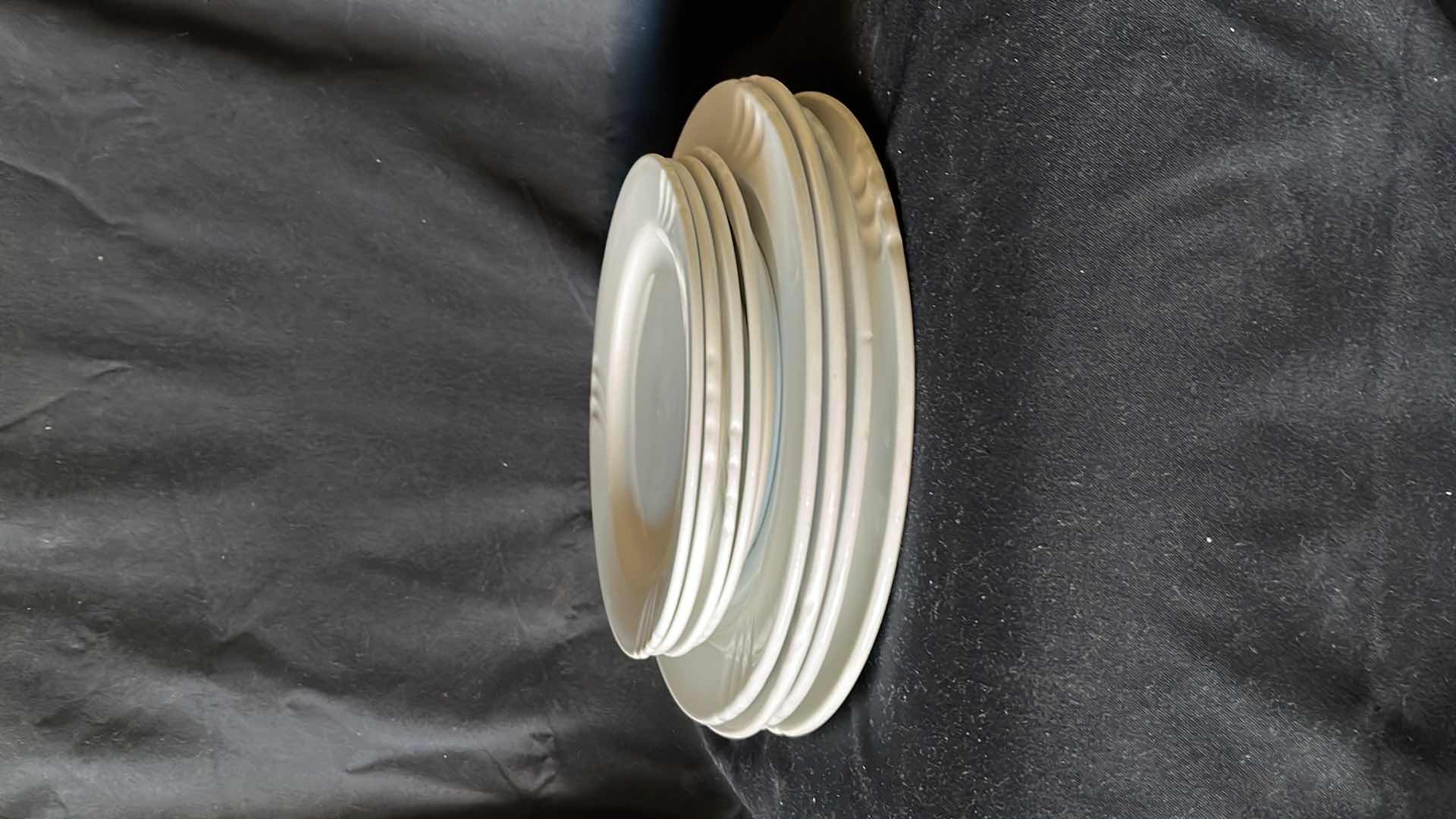 Photo 1 of BRIANA REGO FINE PORCELAIN DINNER PLATES AND SALAD PLATES (SETS OF 4)