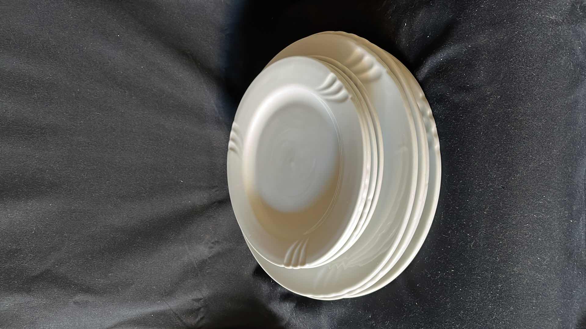 Photo 1 of BRIANA REGO FINE PORCELAIN DINNER PLATES AND SALAD PLATES (SETS OF 4)