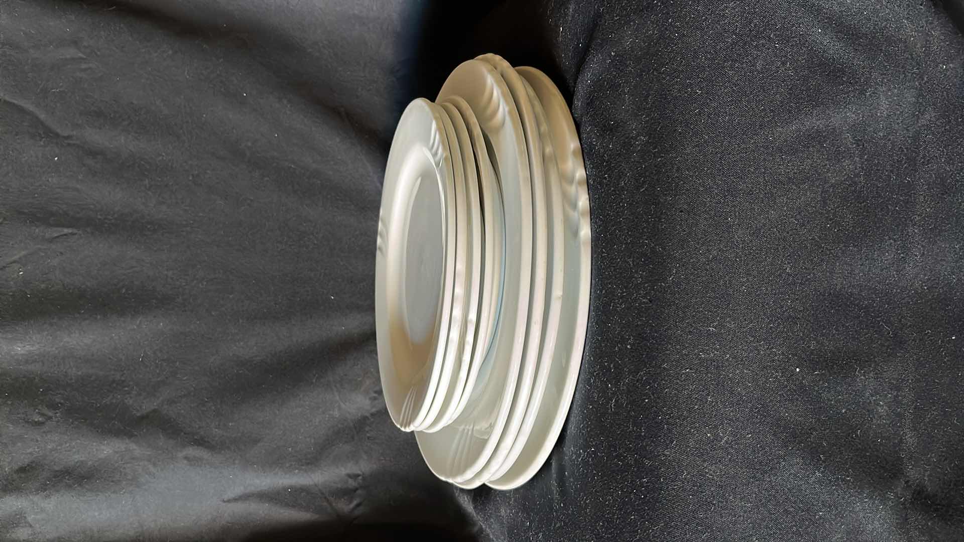 Photo 1 of BRIANA REGO FINE PORCELAIN DINNER PLATES AND SALAD PLATES (SETS OF 4)