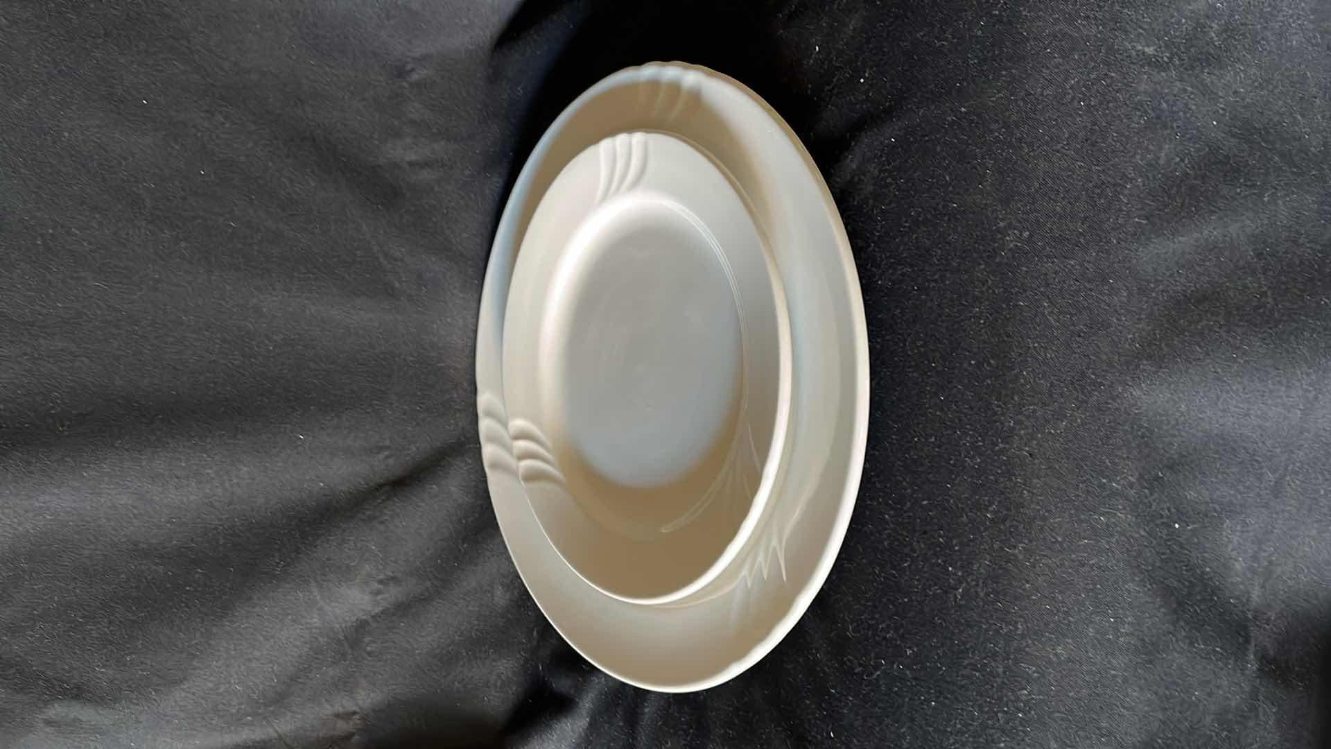 Photo 1 of BRIANA REGO FINE PORCELAIN DINNER PLATES AND SALAD PLATES (SETS OF 4)