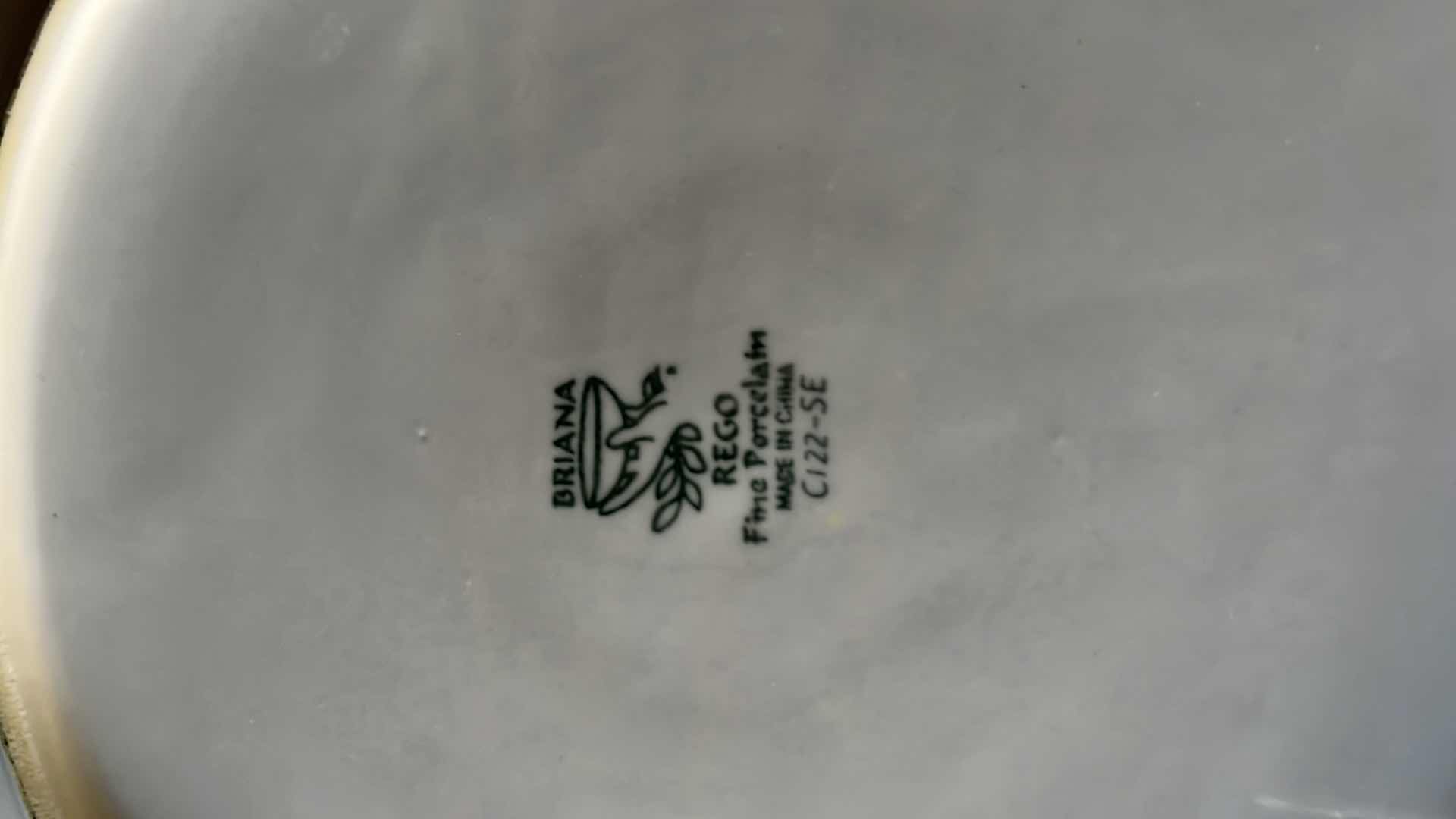 Photo 1 of BRIANA REGO FINE PORCELAIN DINNER PLATES AND SALAD PLATES (SETS OF 4)