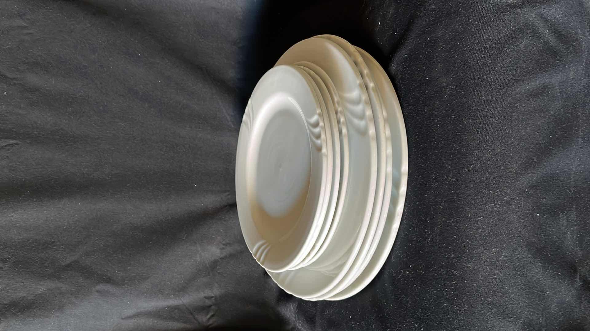 Photo 1 of BRIANA REGO FINE PORCELAIN DINNER PLATES AND SALAD PLATES (SETS OF 4)