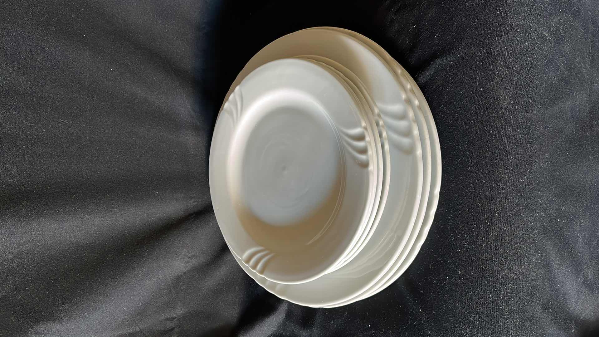 Photo 1 of BRIANA REGO FINE PORCELAIN DINNER PLATES AND SALAD PLATES (SETS OF 4)