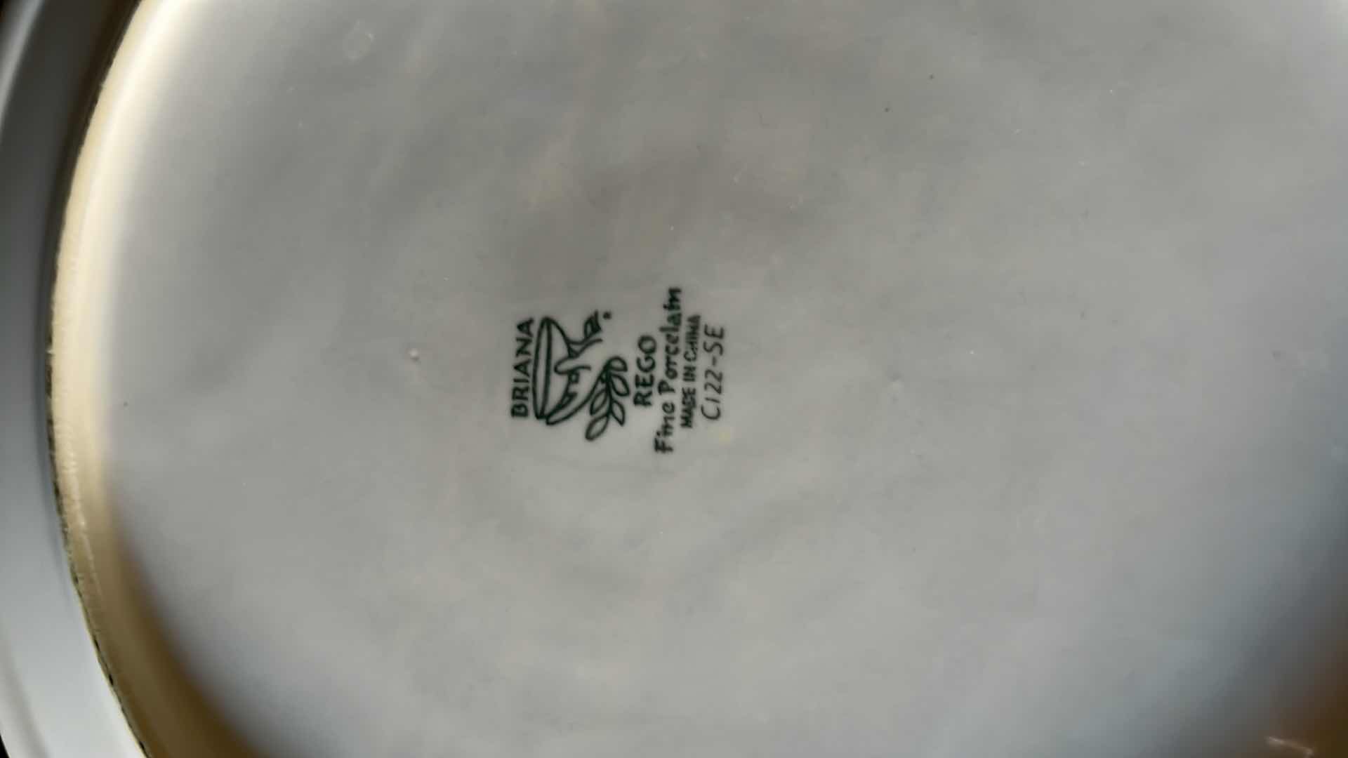 Photo 1 of BRIANA REGO FINE PORCELAIN DINNER AND SALAD PLATES (SETS OF 4)