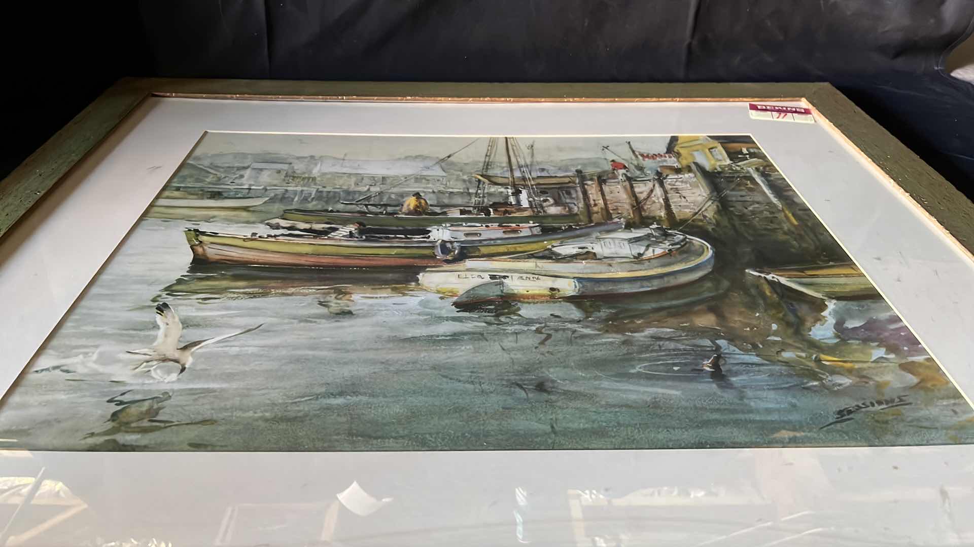 Photo 2 of FISHERMEN ARTWORK 38” X 32”