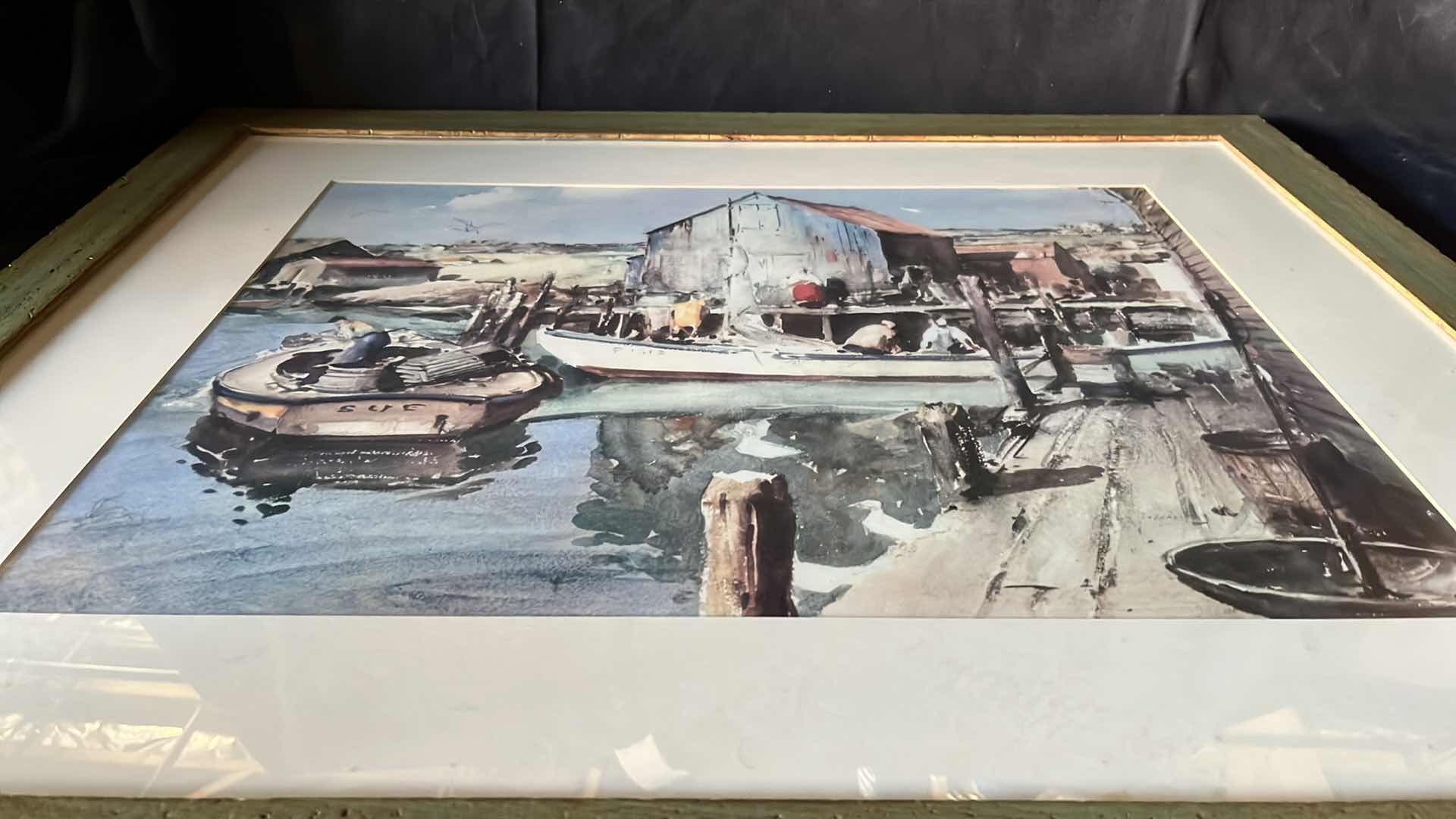 Photo 1 of FISHERMAN ARTWORK 38” X 32”