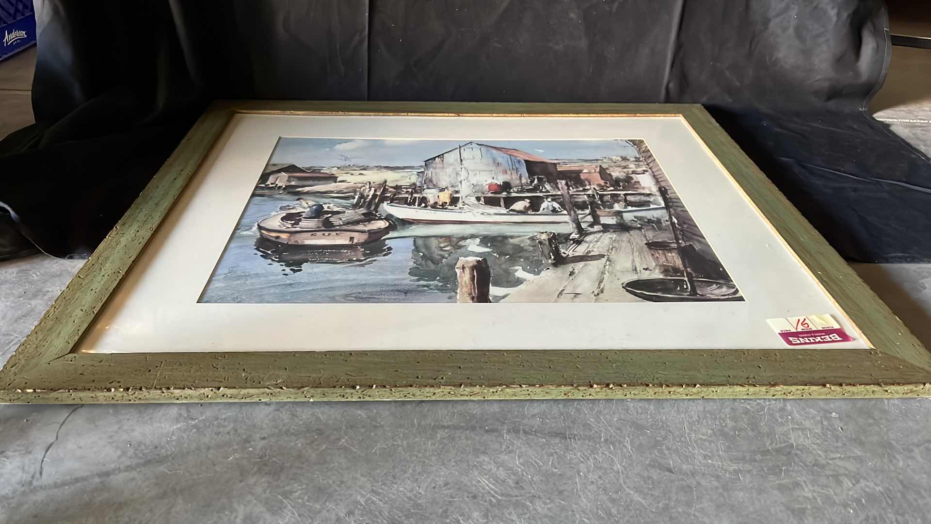 Photo 1 of FISHERMAN ARTWORK 38” X 32”