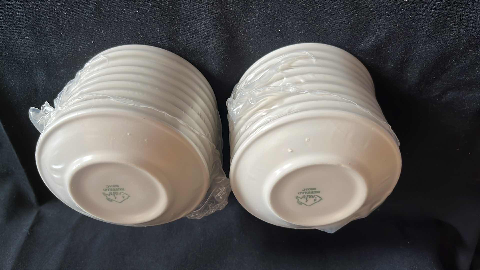 Photo 1 of NEW BUFFALO SAUCER PLATES 4.75” (18)