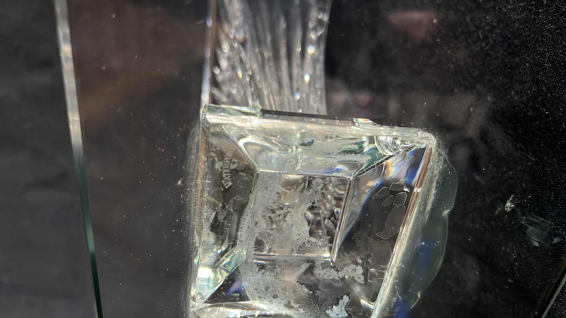 Photo 5 of WATERFORD CRYSTAL DISPLAY PIECES W ATTACHED GLASS 5.25” X 18.25” X 6.25”