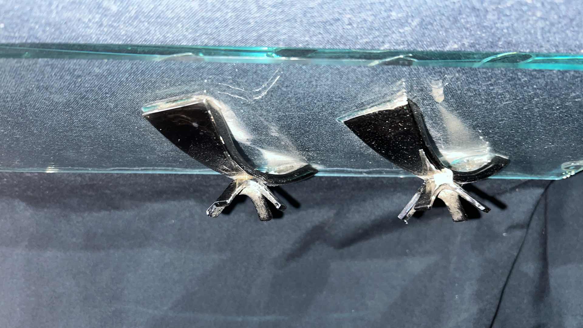 Photo 1 of LENOX TINY TREASURES MINI GIFT BOX W GLOBAL VIEWS STANDS (2) W ATTACHED GLASS 5.25” X 18.25” X 2.5”