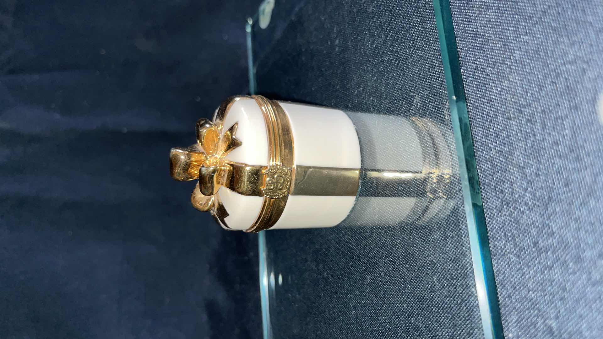 Photo 1 of LENOX TINY TREASURES MINI GIFT BOX W GLOBAL VIEWS STANDS (2) W ATTACHED GLASS 5.25” X 18.25” X 2.5”