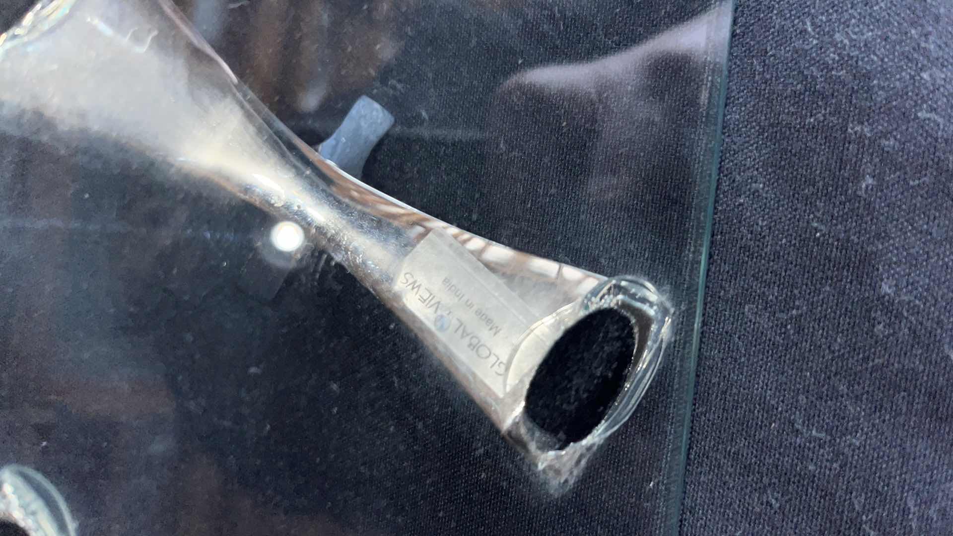 Photo 1 of LENOX TINY TREASURES MINI GIFT BOX W GLOBAL VIEWS STANDS (2) W ATTACHED GLASS 5.25” X 18.25” X 2.5”