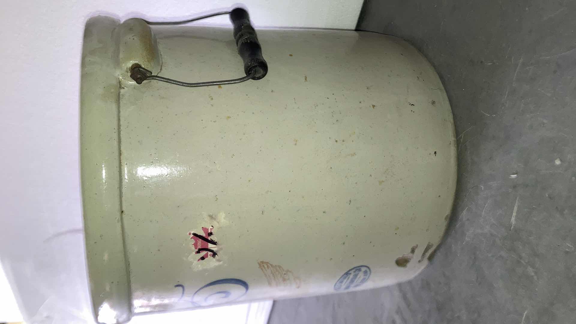 Photo 1 of RED WING UNION STONEWARE CERAMIC PLANTER 14” X 13.5”