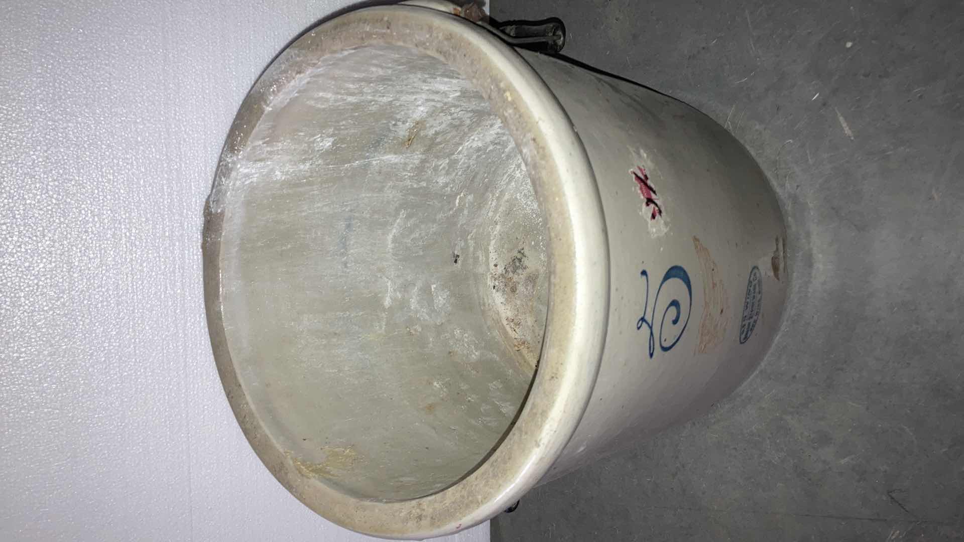 Photo 1 of RED WING UNION STONEWARE CERAMIC PLANTER 14” X 13.5”