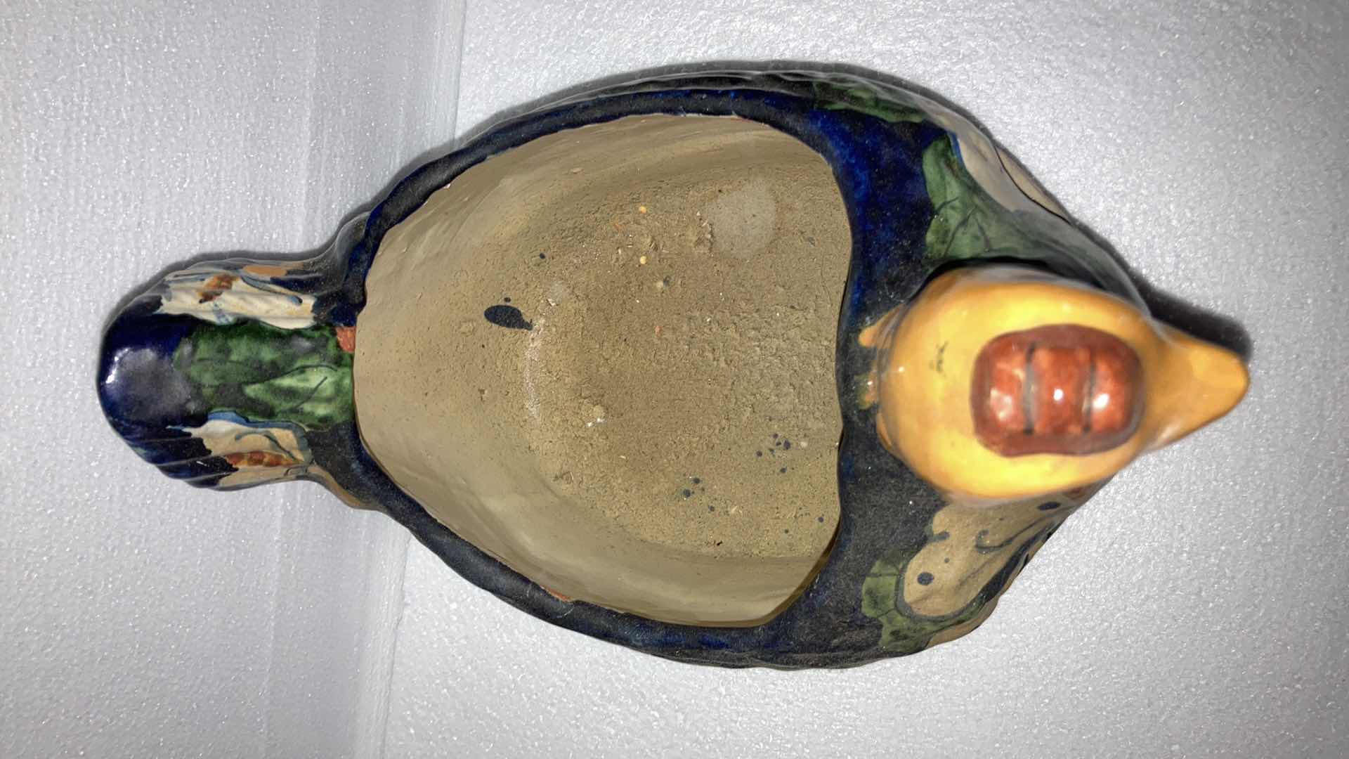 Photo 1 of FLORAL ROSTER CERAMIC PLANTER 11” X 9” H 11”