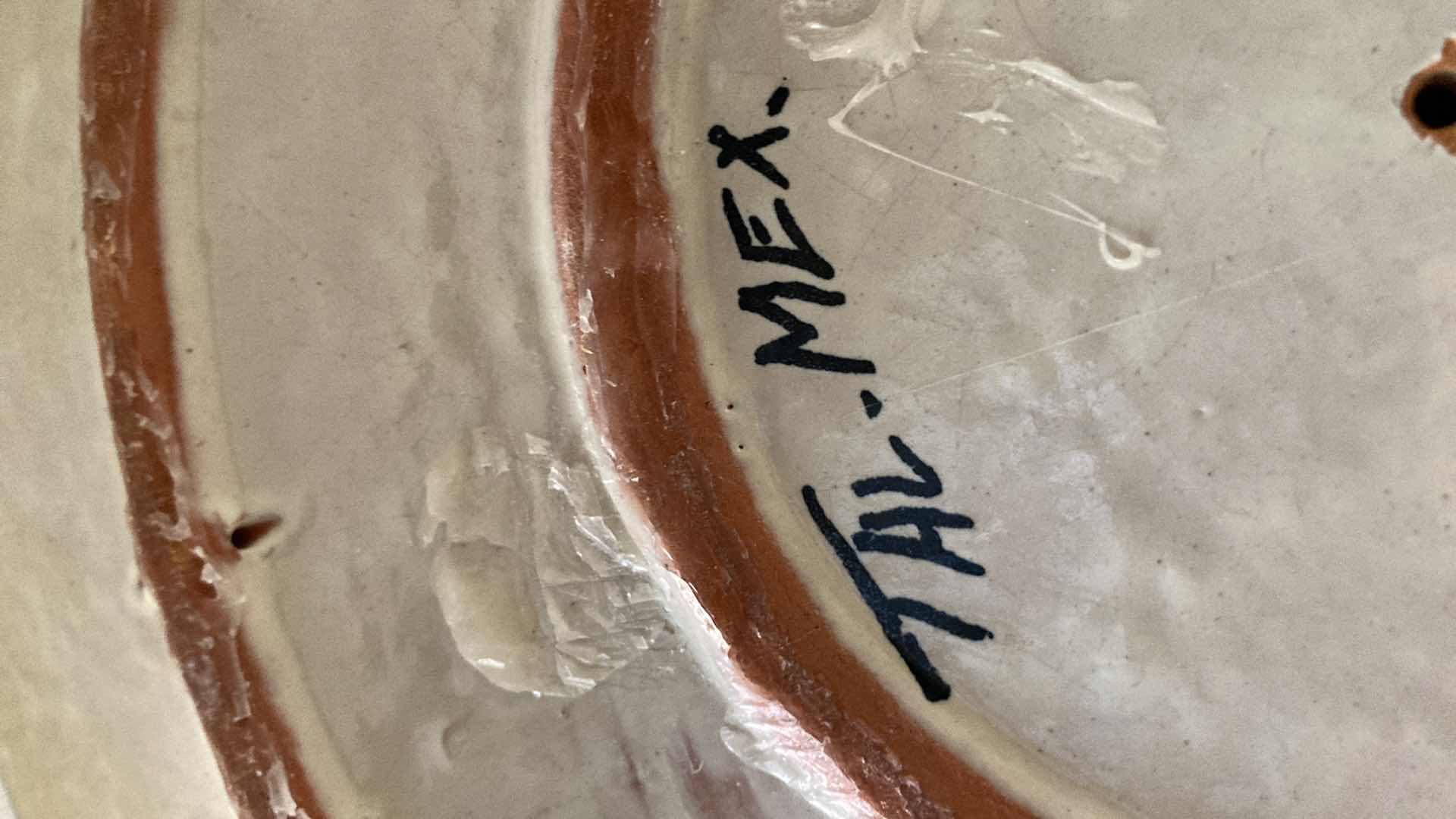 Photo 1 of MEXICAN CERAMIC ROUND PLATTER 17”