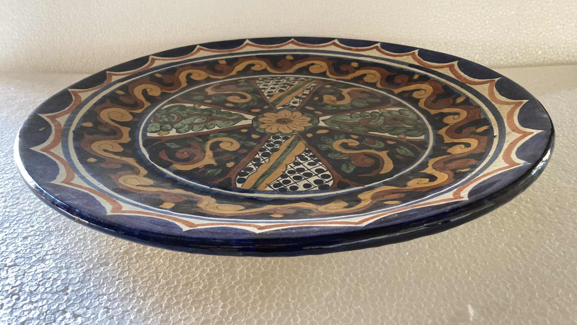 Photo 1 of MEXICAN CERAMIC ROUND PLATTER 17”