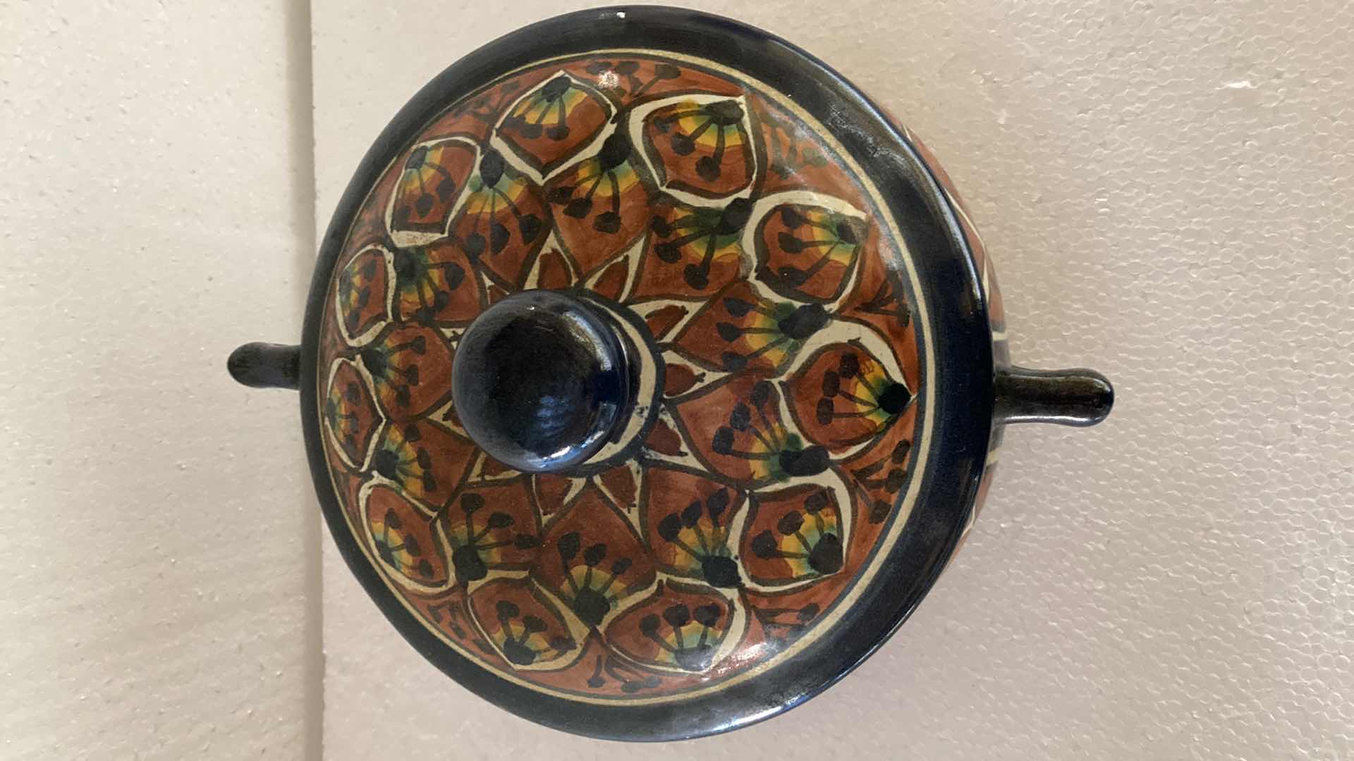 Photo 1 of SOUTH AMERICAN CERAMIC SEALED LID TUREEN 12” X 7”