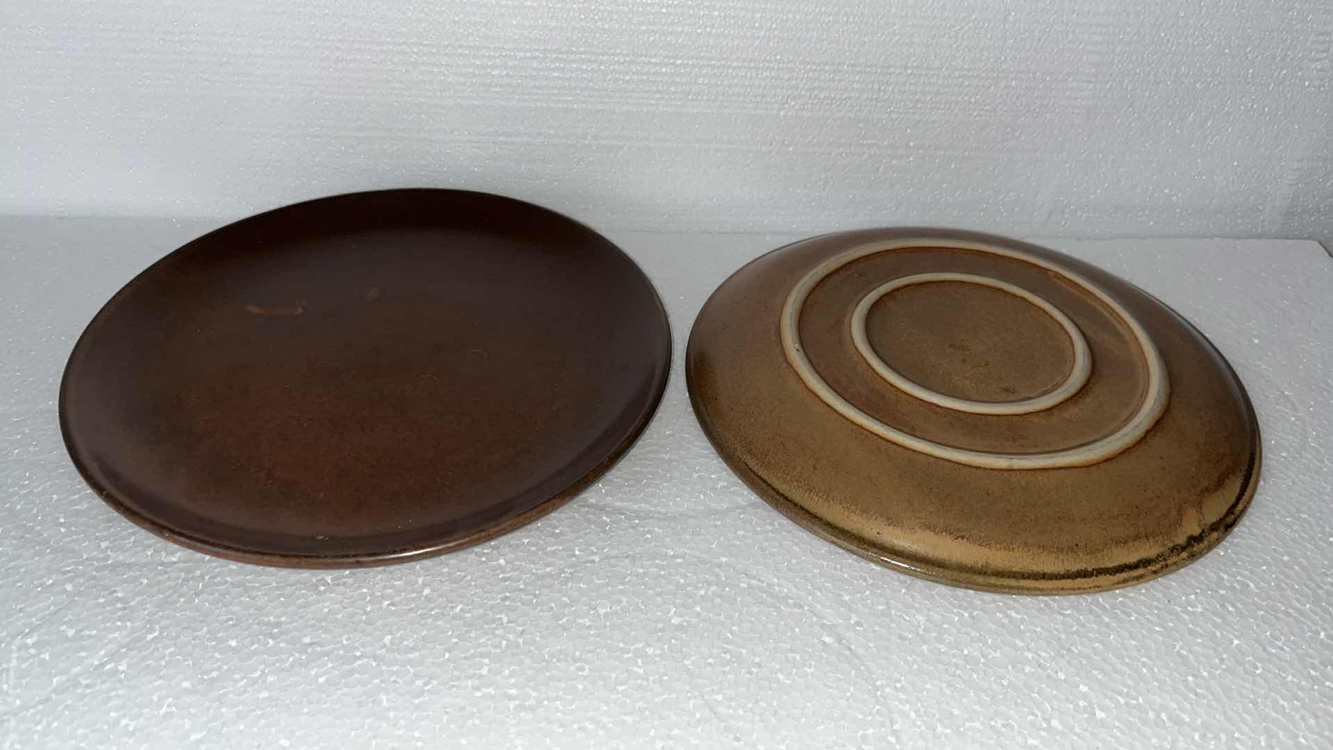 Photo 1 of MEXICAN CLAY PLATE SET W SALT & PEPPER SHAKES AND TORTILLA WARMER (19)